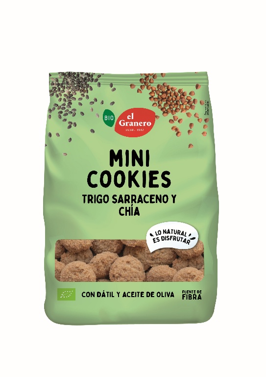 Mini Cookies de trigo sarraceno y chía