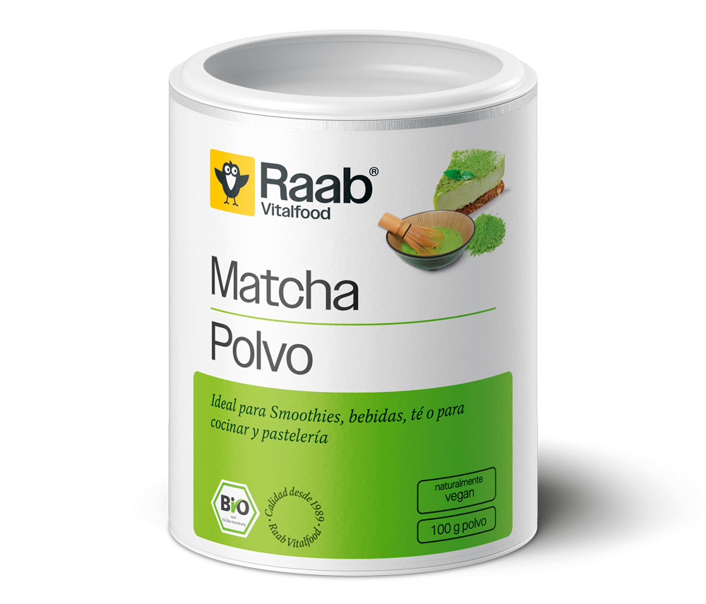 Té matcha ecológico en polvo, de Raab Vitalfood