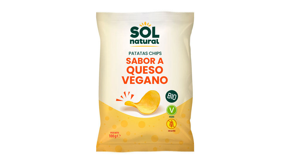 Patatas fritas con sabor a queso, de Sol Natural