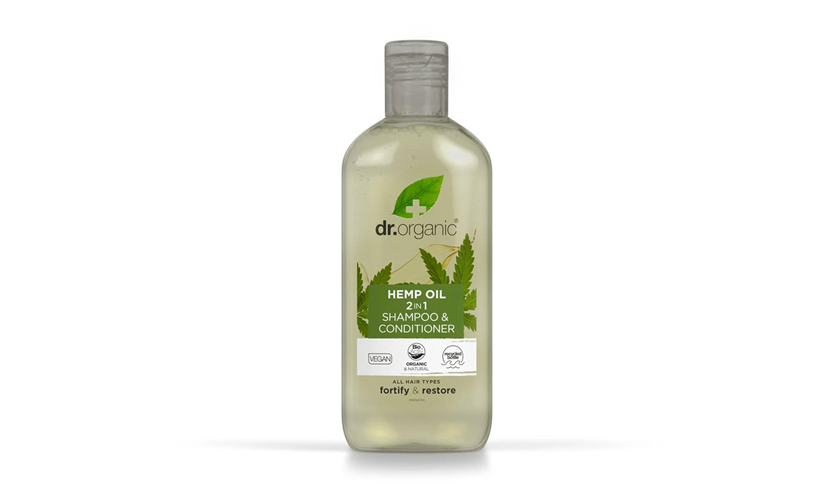 Champú & Acondicionador 2 en 1 de Cáñamo, de Dr. Organic