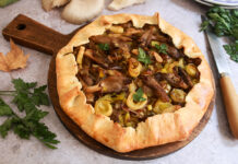 Receta: Galette de setas y puerro Galette de setas y puerro