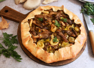Receta: Galette de setas y puerro Galette de setas y puerro