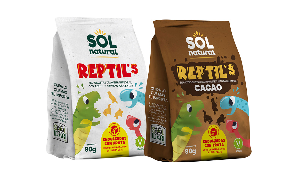 Galletas infantiles endulzadas con fruta, de Sol Natural