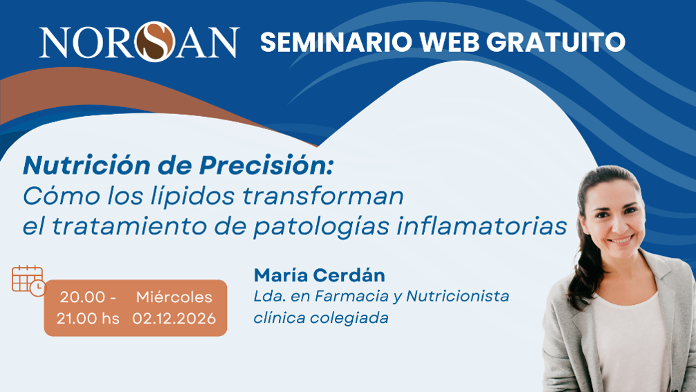 Seminario NORSAN sobre nutrición de precisión y patologías inflamatorias