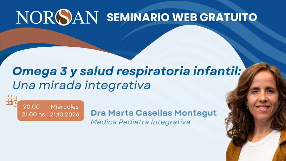 Seminario web NORSAN sobre omega-3 y salud respiratoria infantil